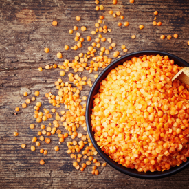 Yaprak Kırmızı Mercimek 1 KG